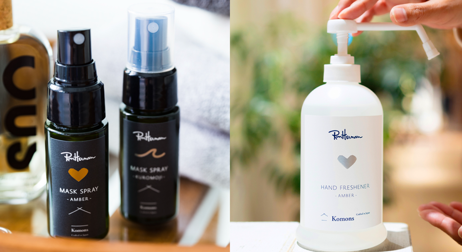 Ron Herman/ロンハーマン×Komons」のダブルネームアイテム【Mask Spray Ron Herman/ロンハーマン×Komons」のダブルネームアイテム【Mask Spray