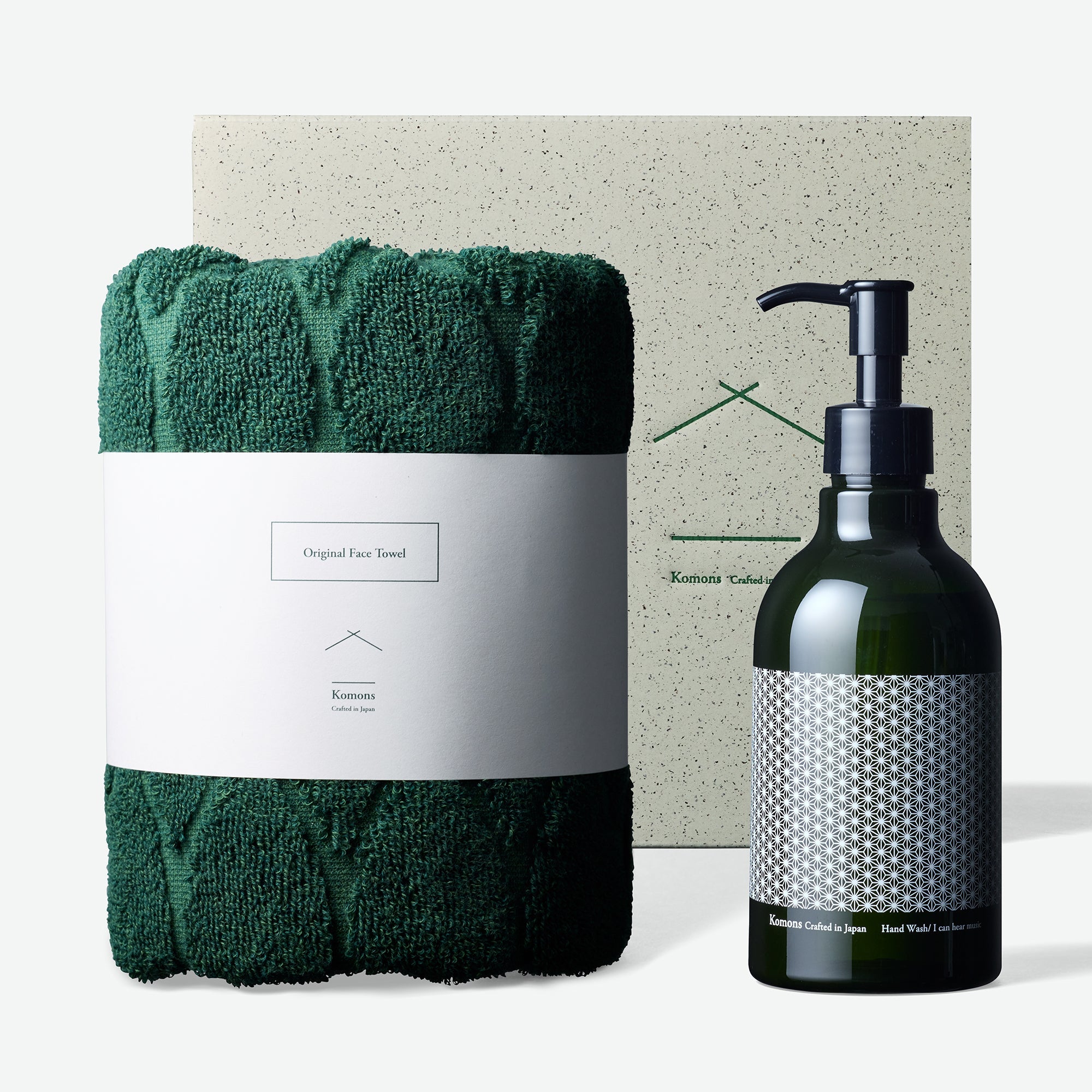 フェイスタオルセット(フェイスタオル＆ハンドソープ) – Komons