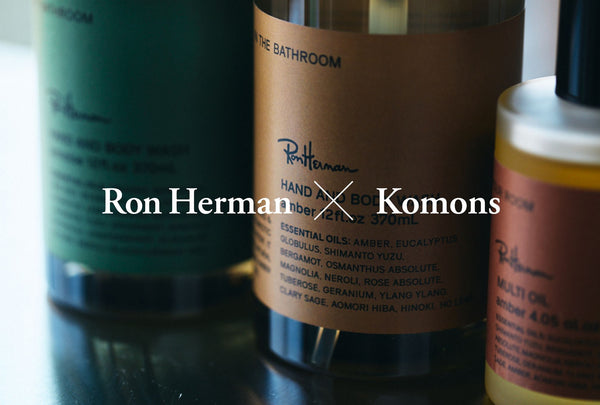 Ron Hermanとのダブルネーム商品はどのように生まれたのか？<br>～ 香りへのこだわりや、商品に込めた想い ～